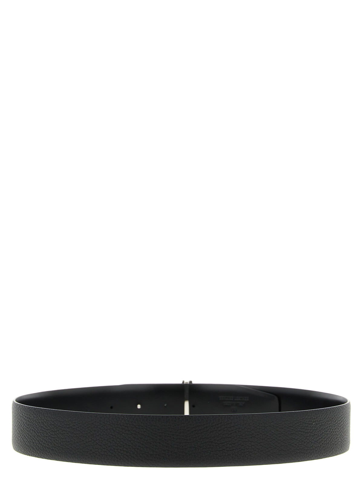Black Calfskin Regular Belt