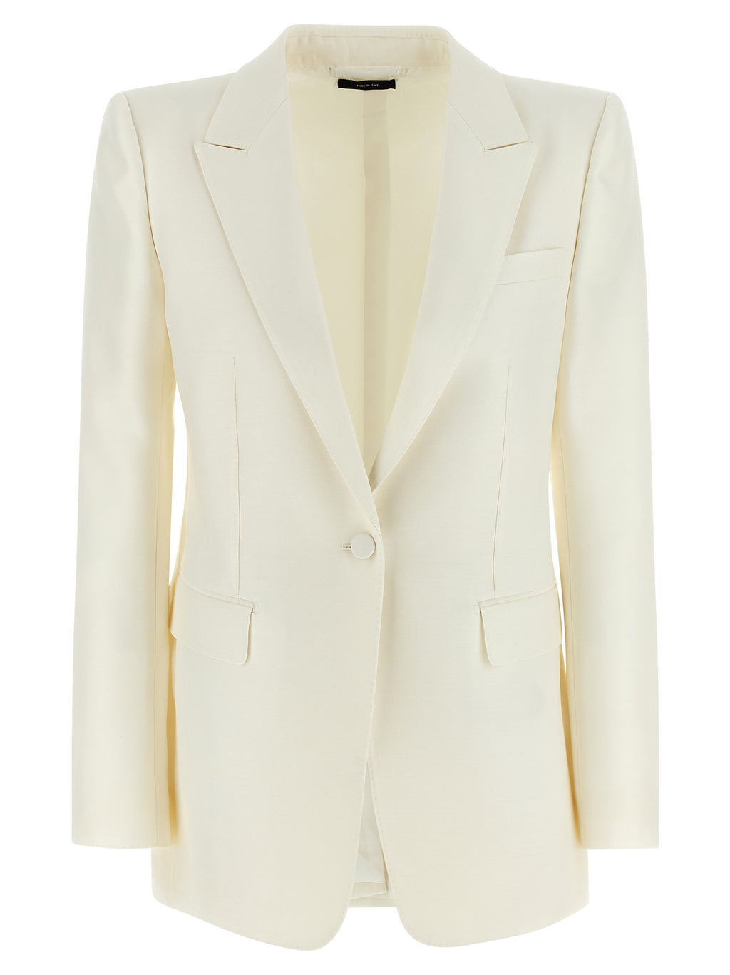 White Wool Blazer