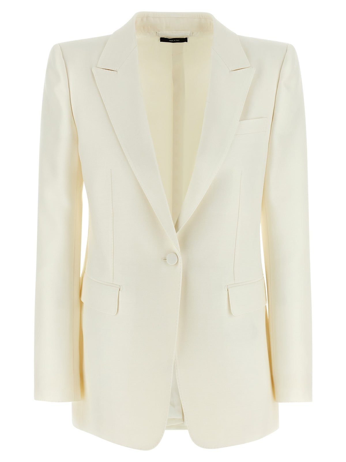 White Wool Blazer