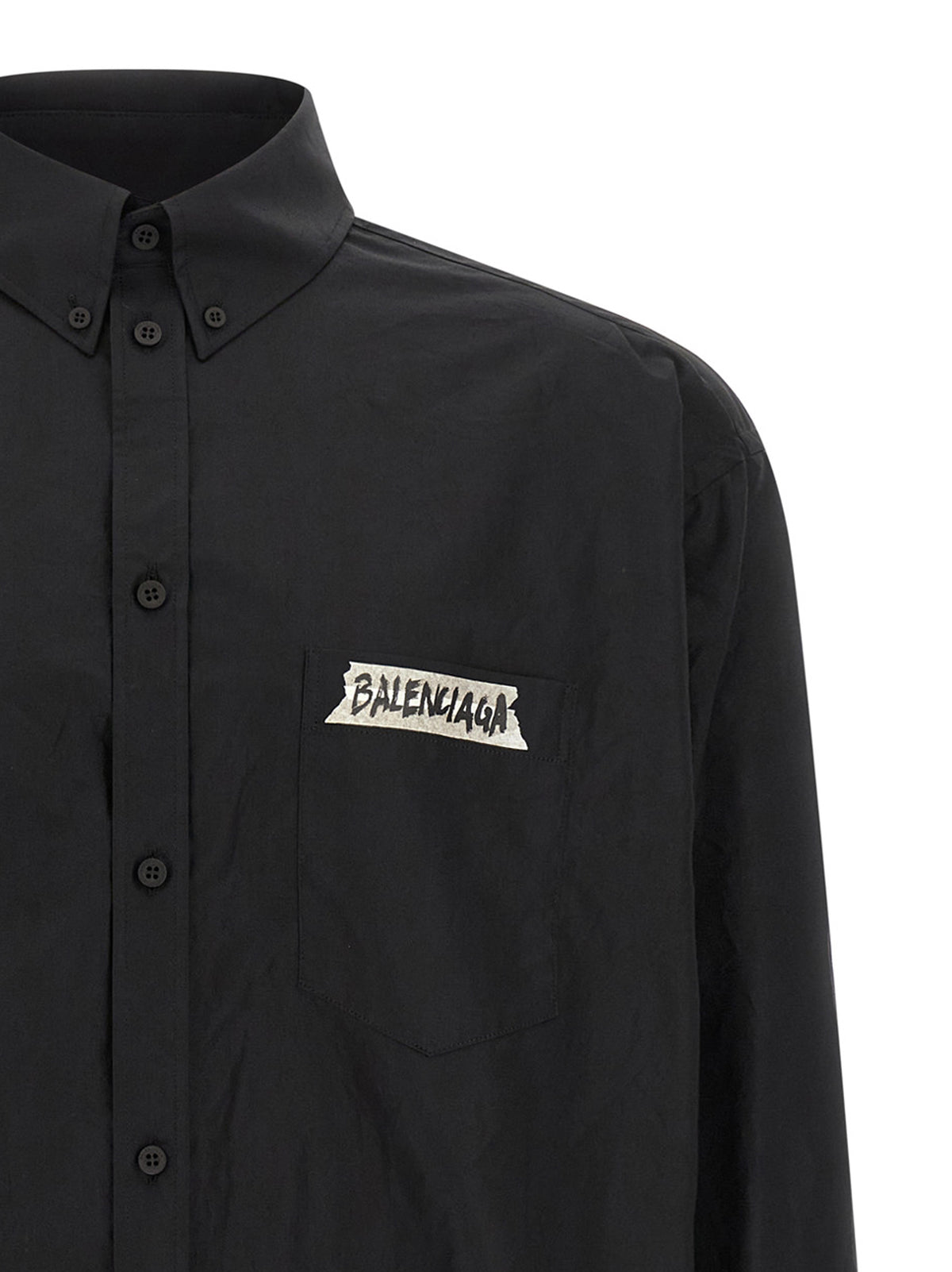 Black Cotton Blouse