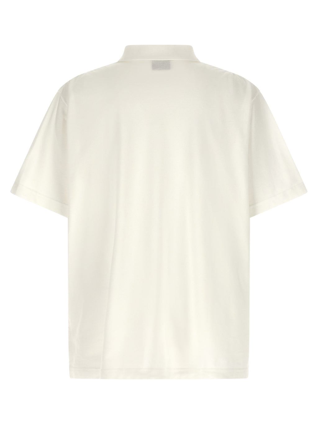 White Cotton Polo Shirt