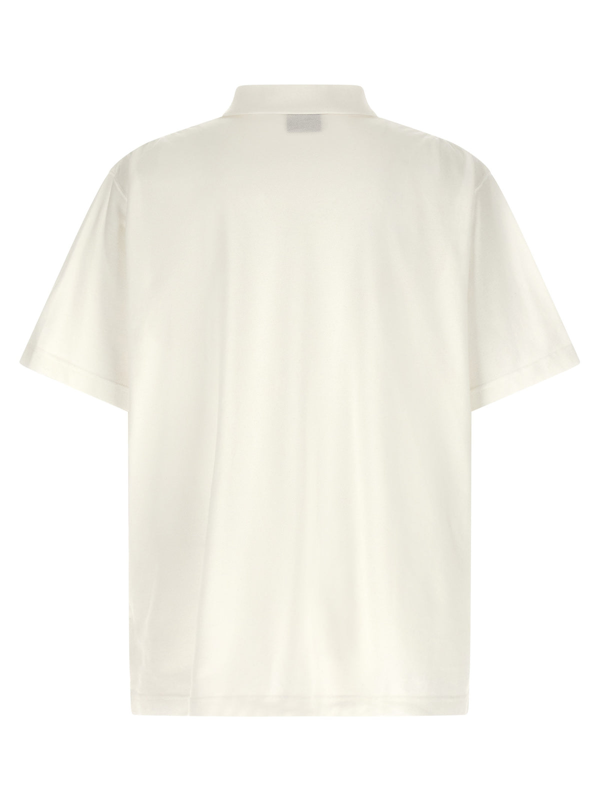 White Cotton Polo Shirt