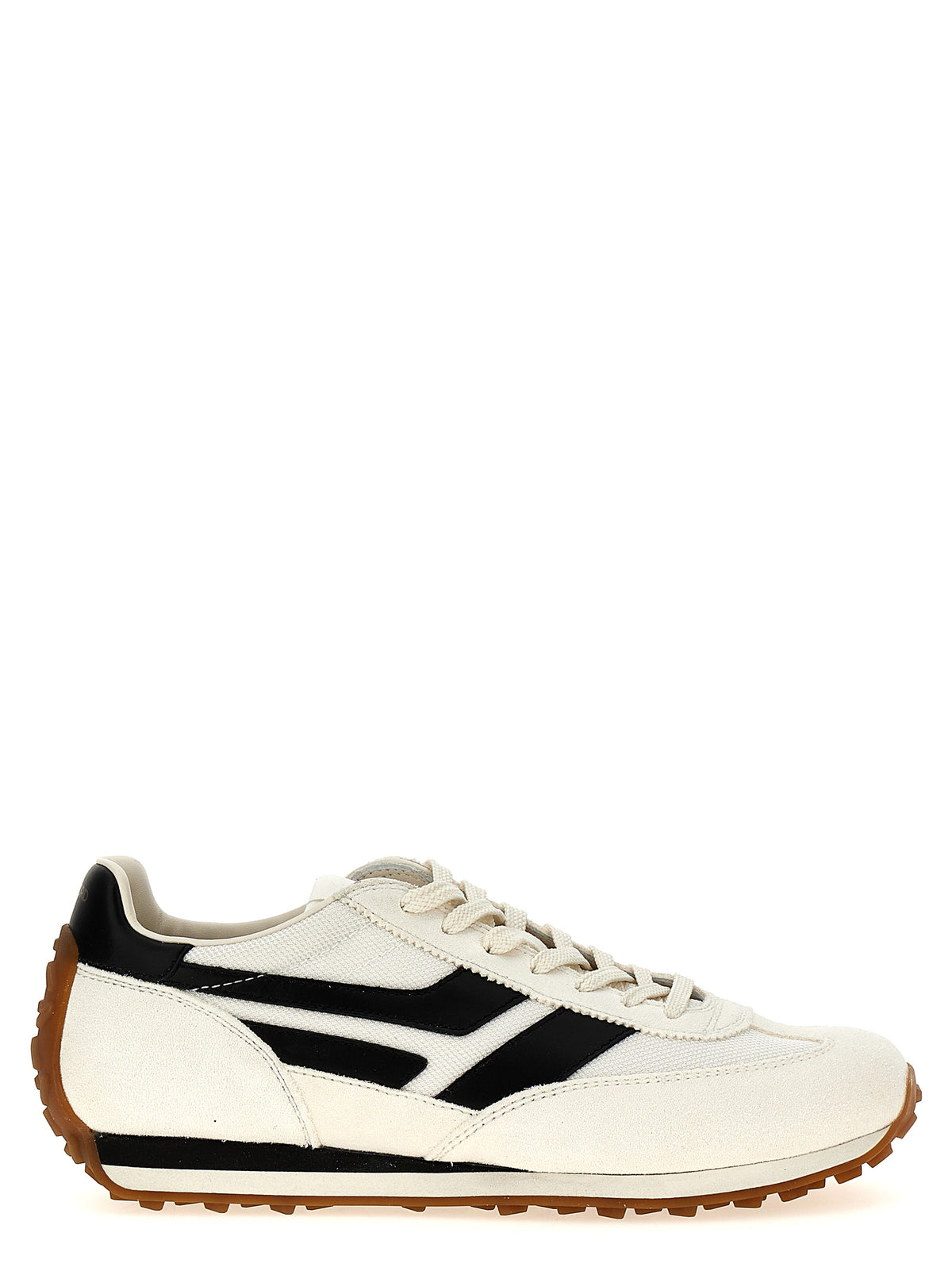 Bicolor Polyester Athletic Sneakers