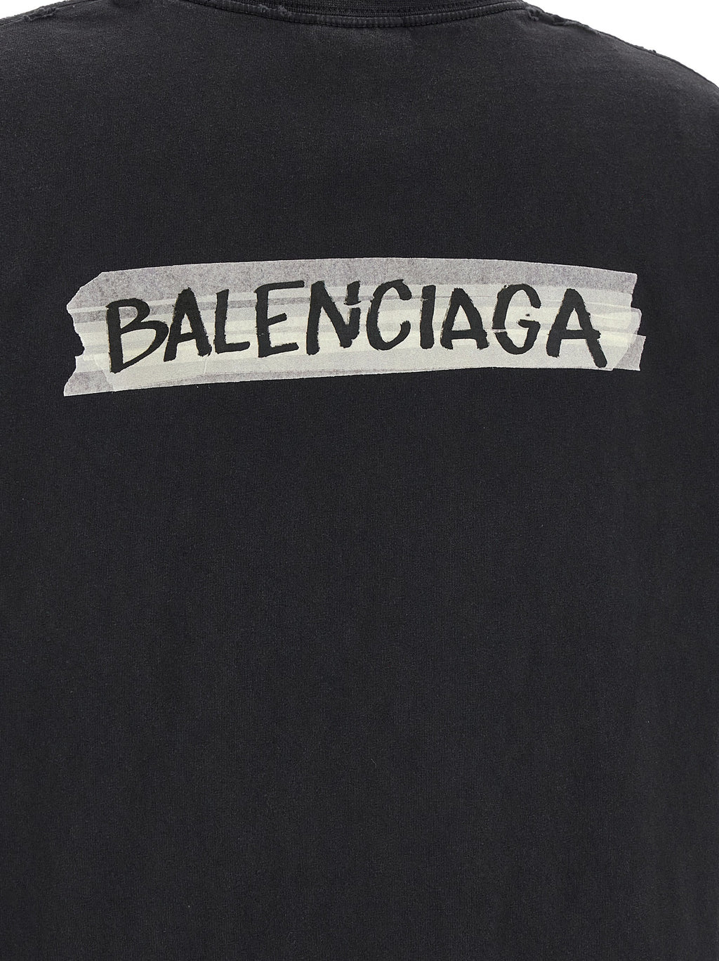 Black Cotton T-Shirt