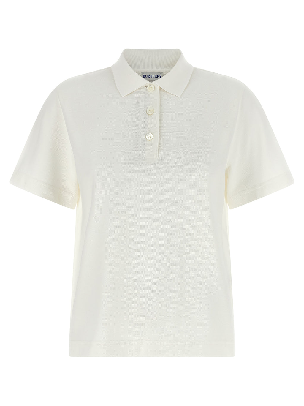 White Cotton Polo Shirt