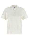 White Cotton Polo Shirt