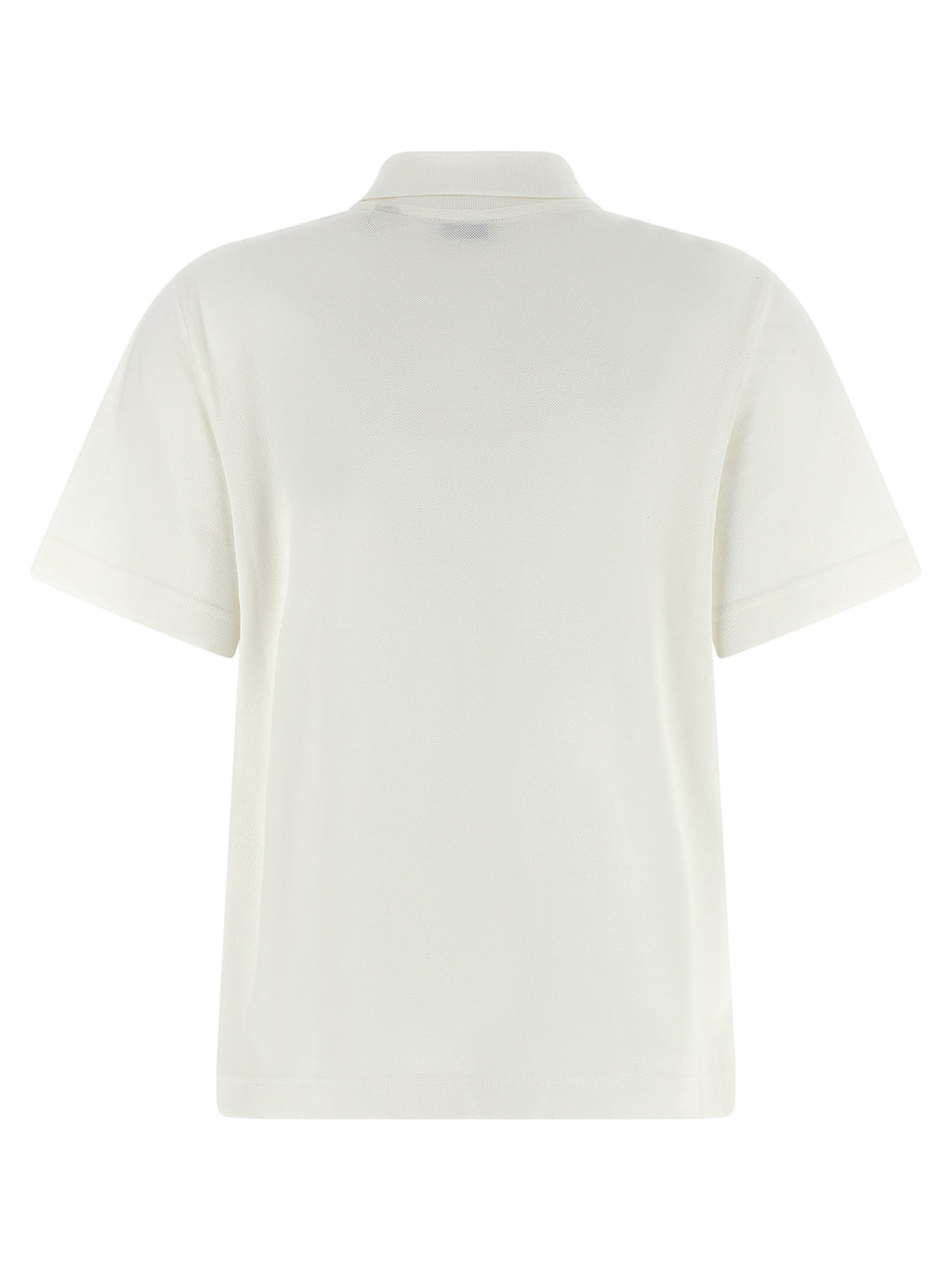White Cotton Polo Shirt