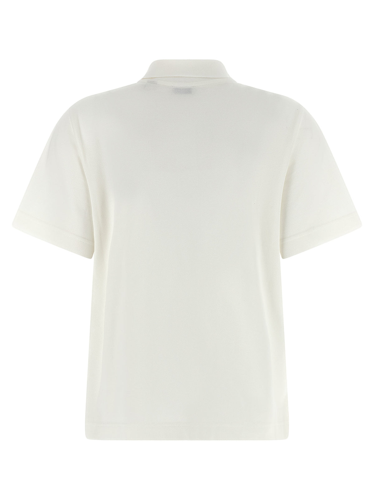 White Cotton Polo Shirt