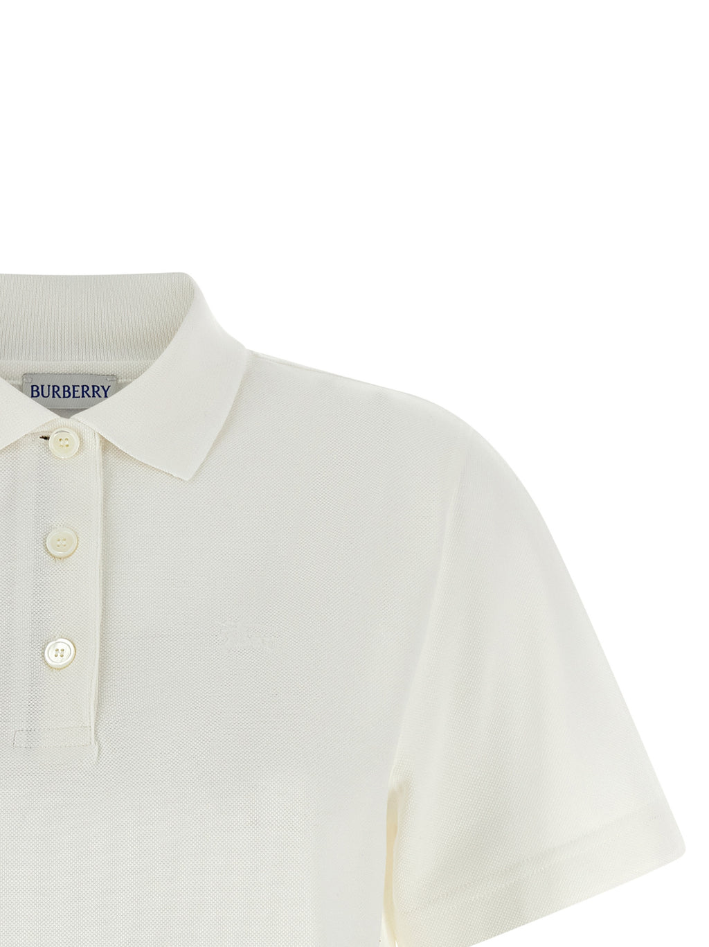 White Cotton Polo Shirt