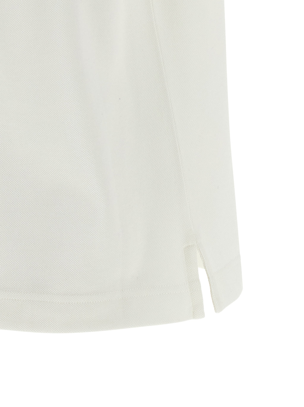 White Cotton Polo Shirt