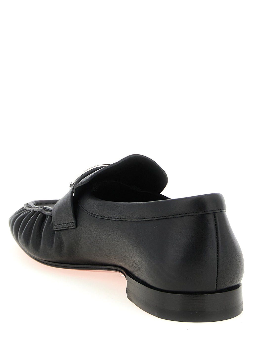 Black Calfskin Slip-On Loafers