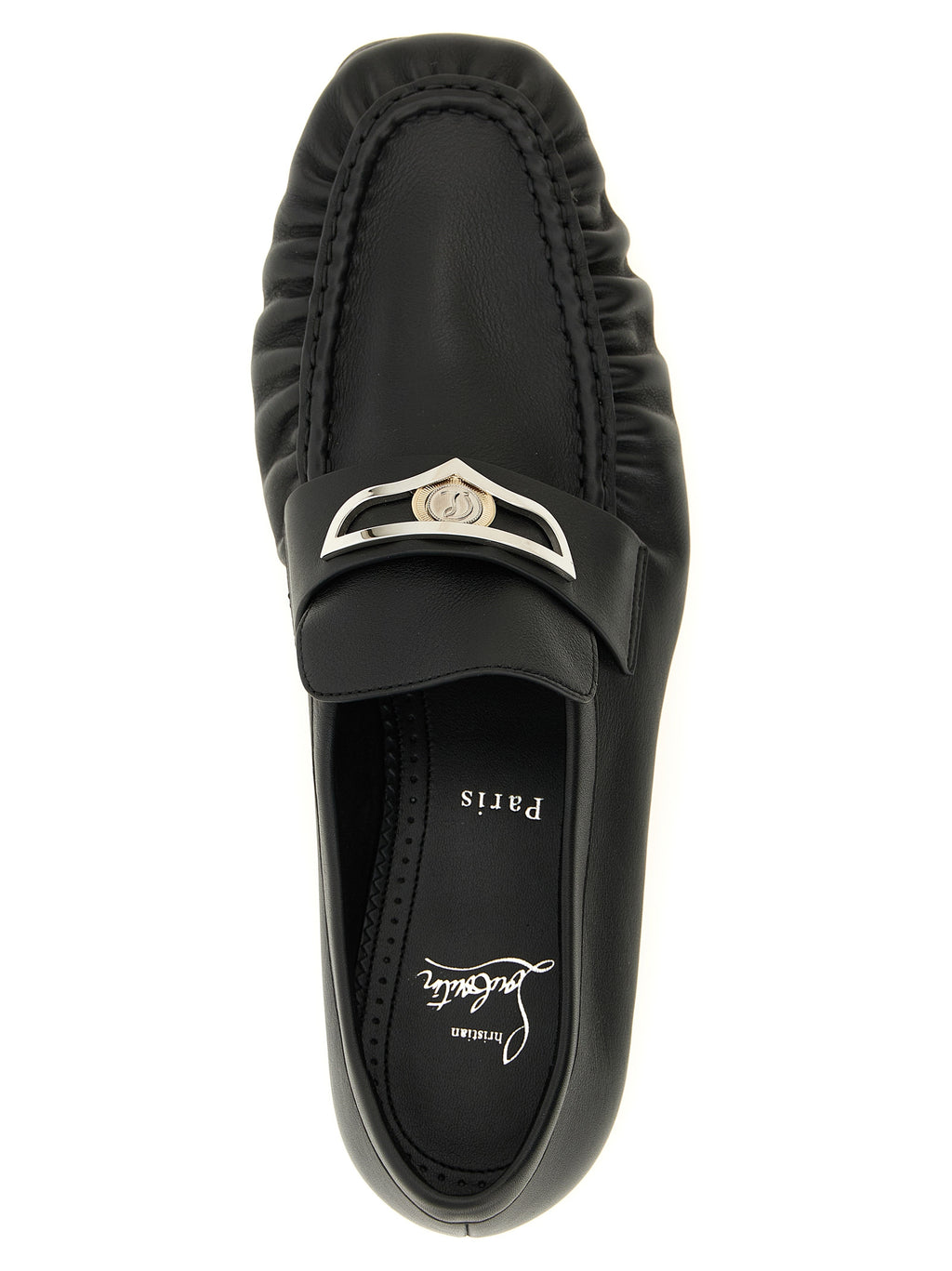 Black Calfskin Slip-On Loafers