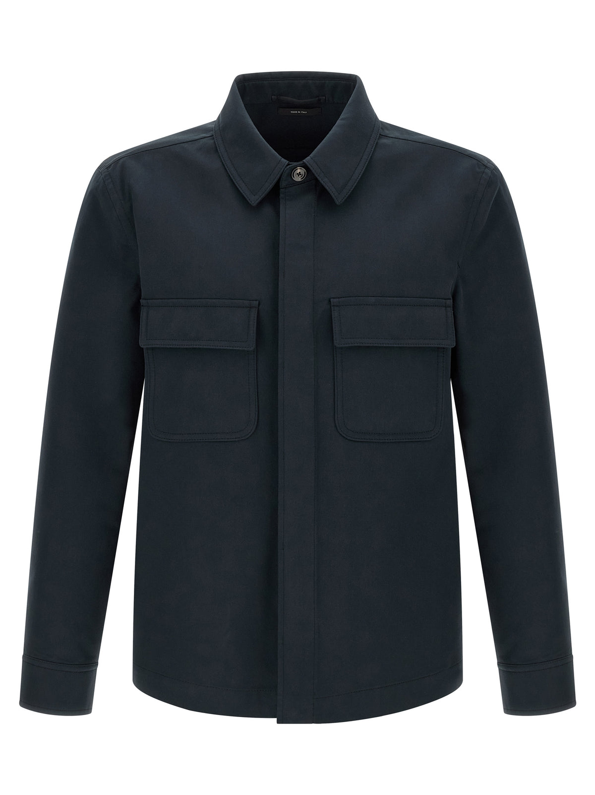 Blue Cotton Blouse