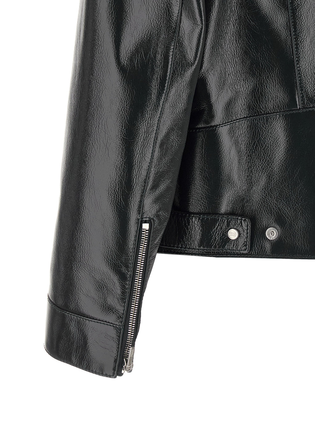 Blue Lamb Leather Leather Jacket