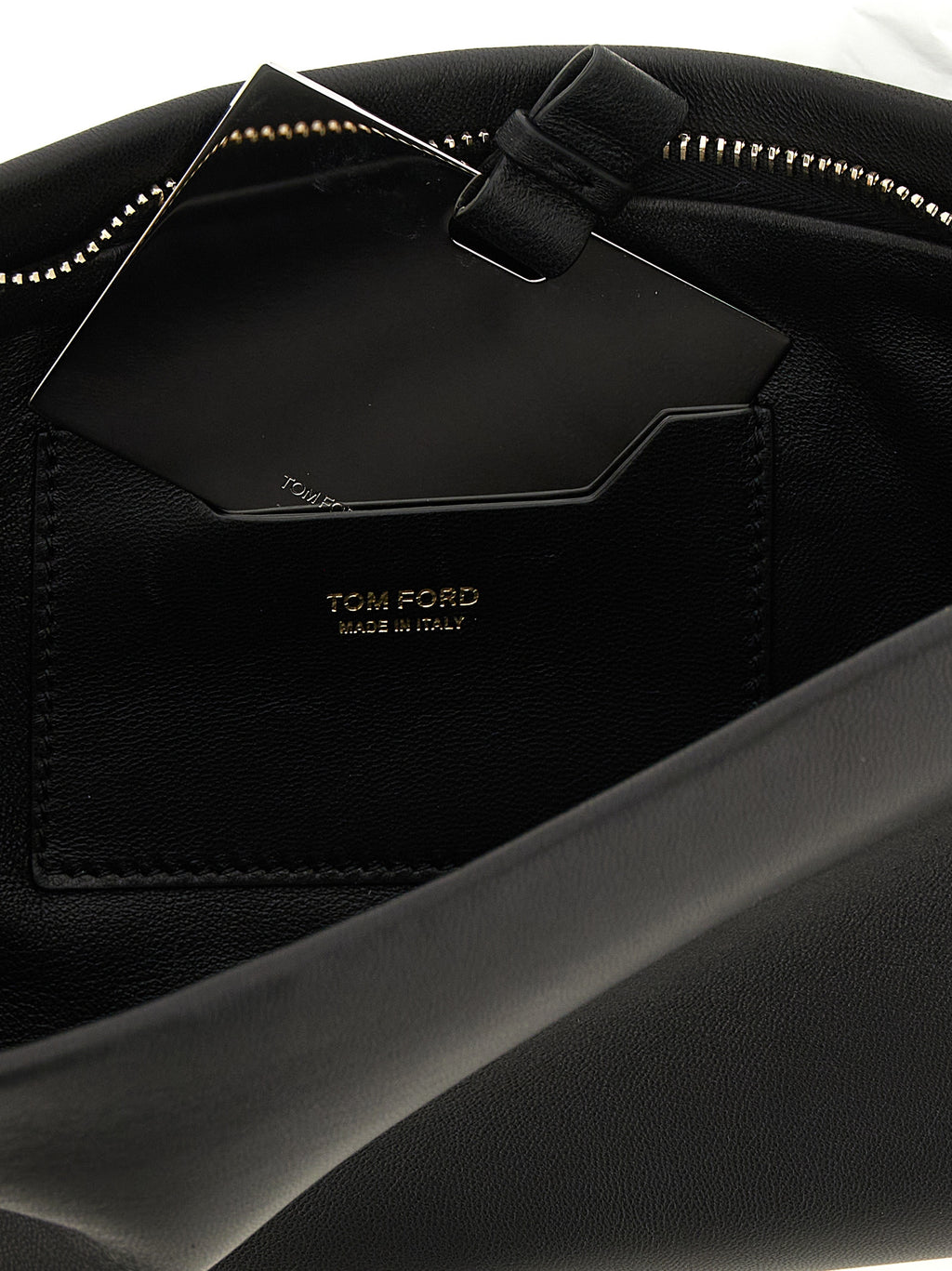 Black Lambskin Clutch Bag