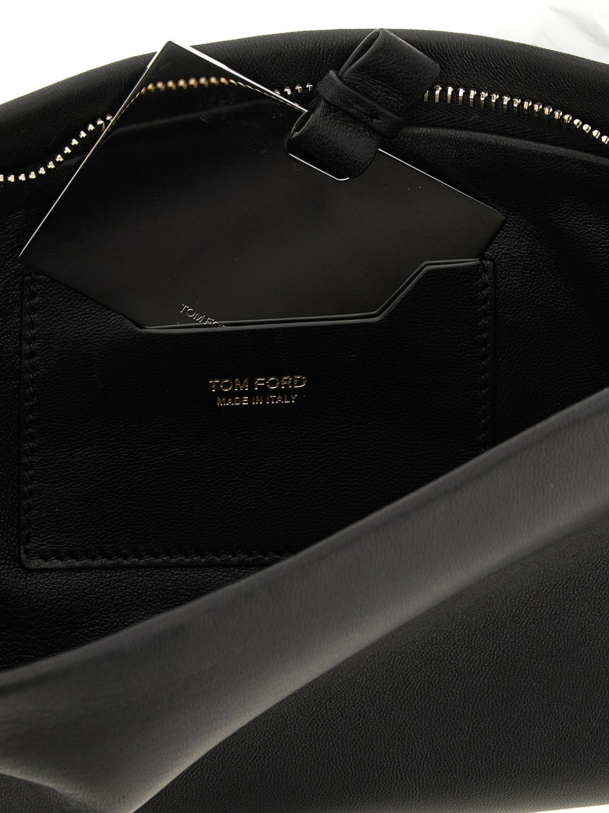 Black Lambskin Clutch Bag