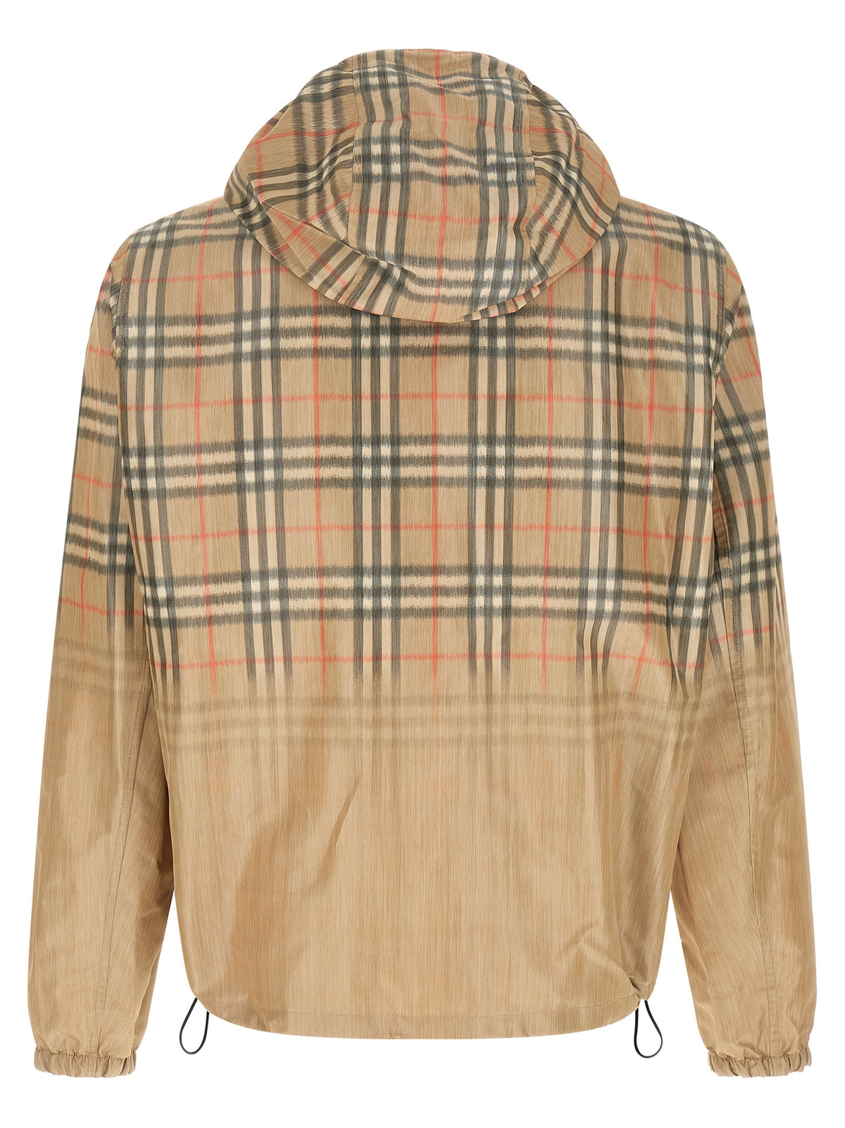 Beige Viscose Shell Jacket