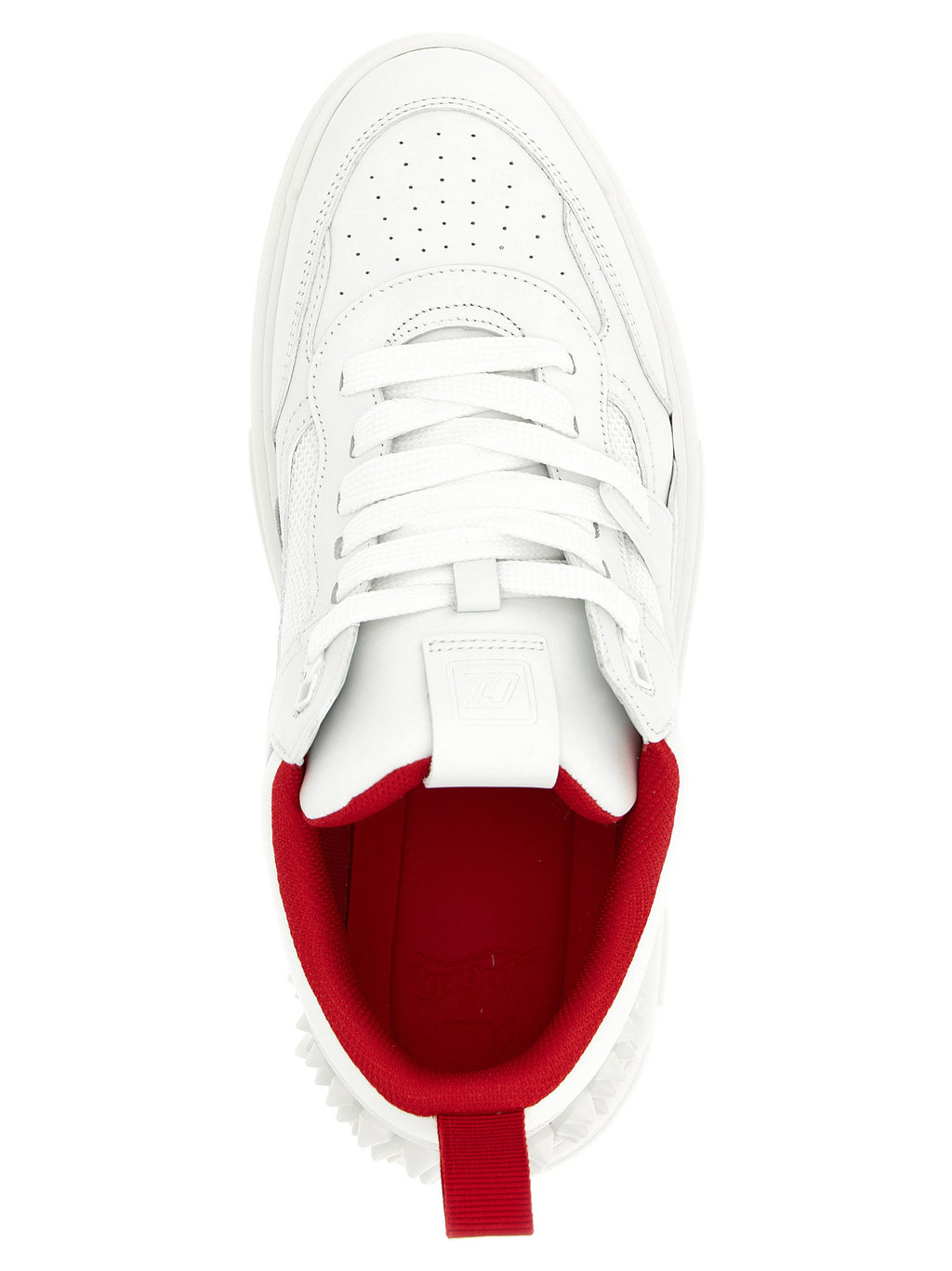 White Calfskin Athletic Sneakers