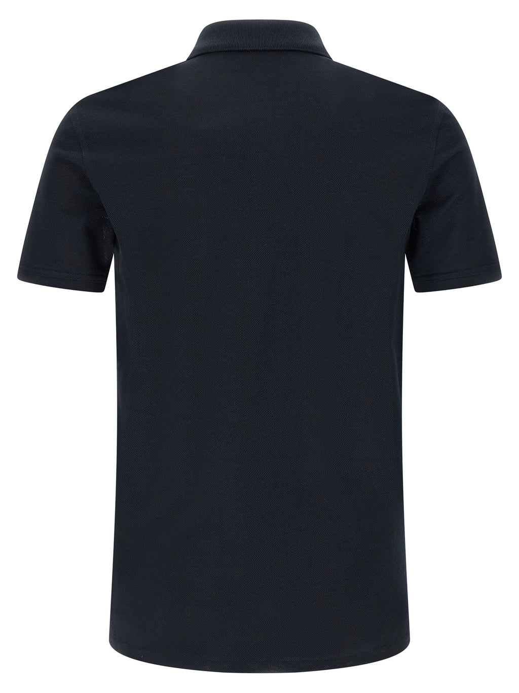 Blue Cotton Polo Shirt