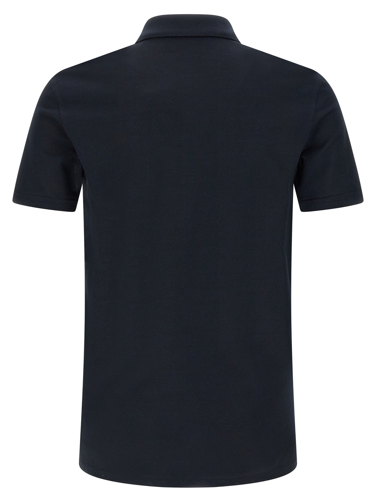 Blue Cotton Polo Shirt