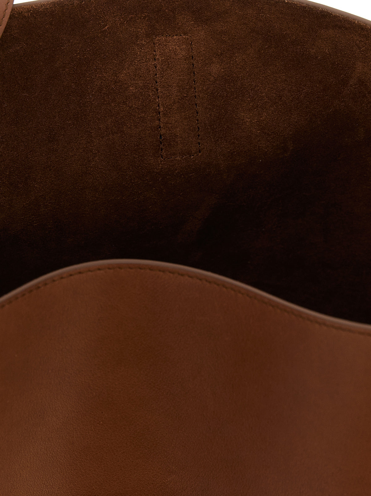 Brown Calfskin Shoulder Bag