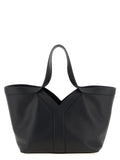 Black Calfskin Tote Bag