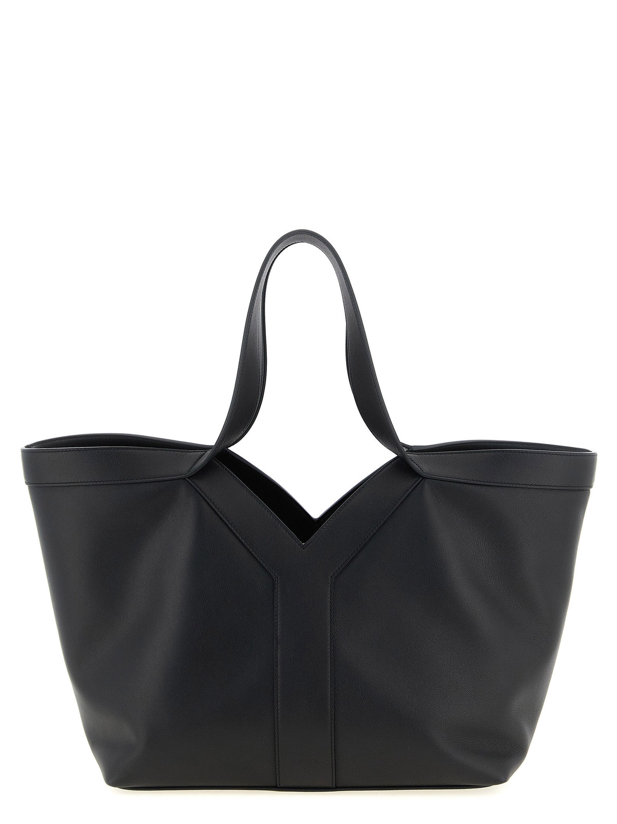 Black Calfskin Tote Bag