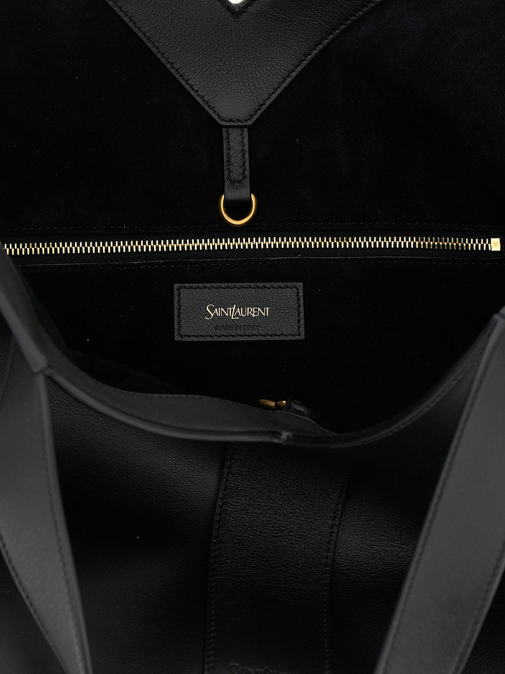Black Calfskin Tote Bag