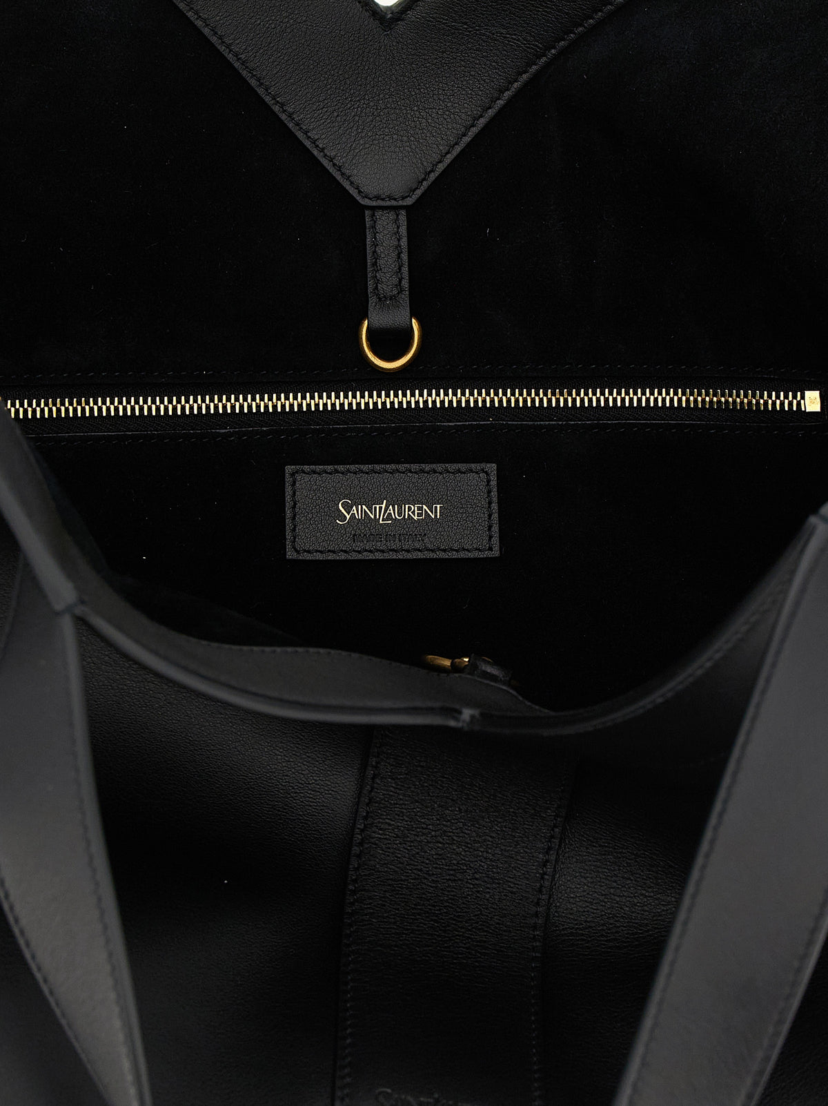 Black Calfskin Tote Bag