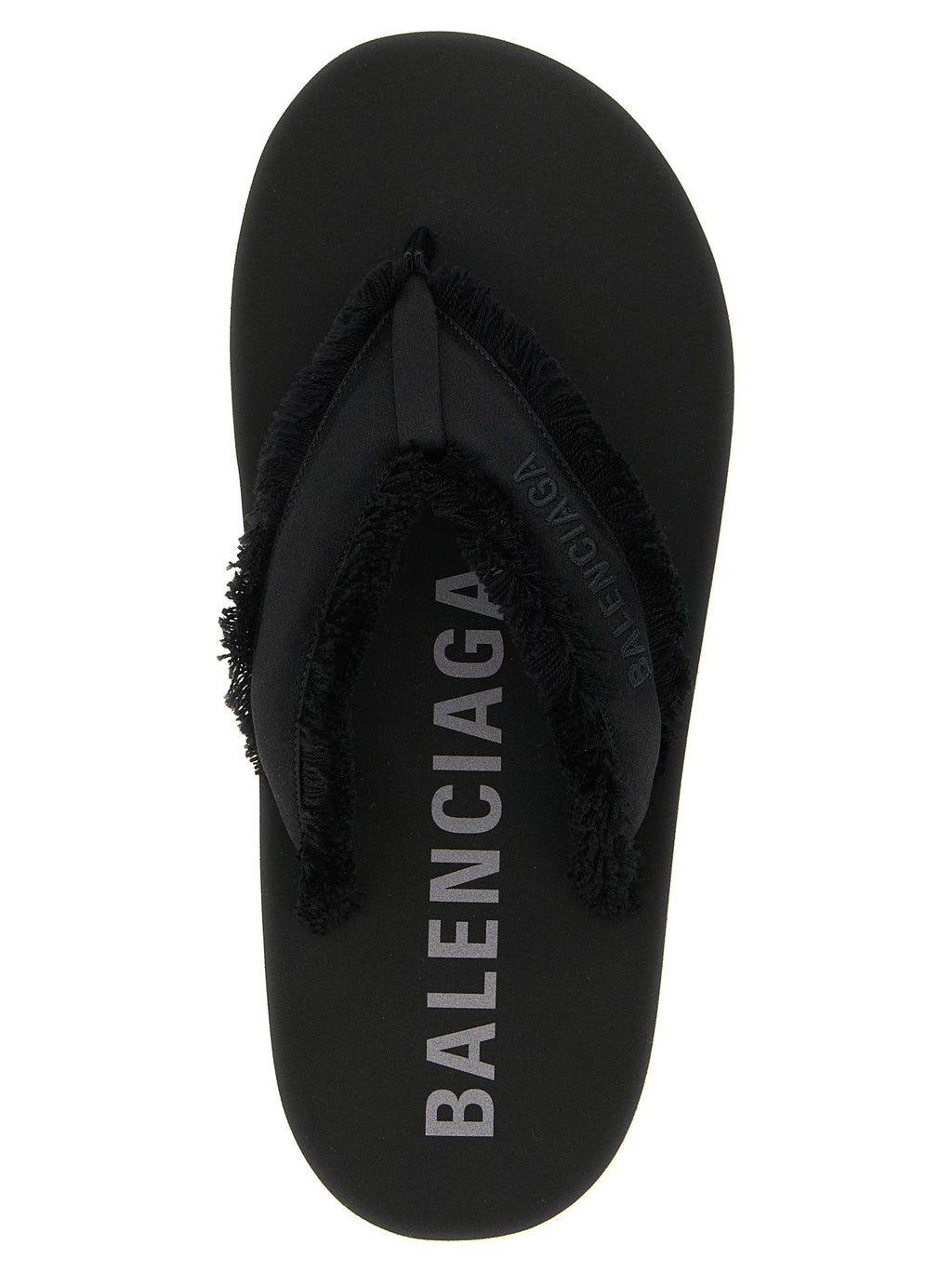 Black Viscose Slides
