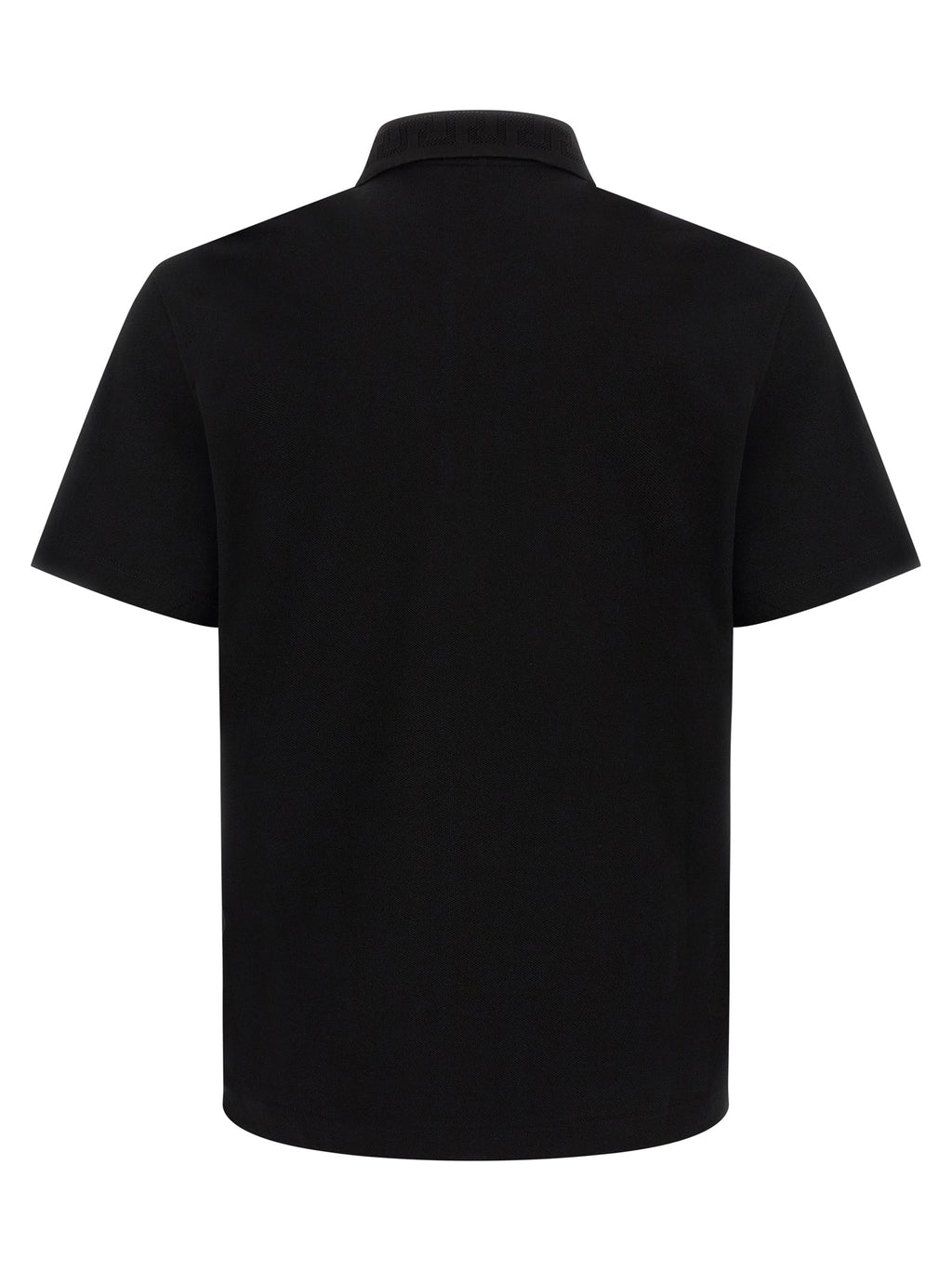 Black Cotton Polo Shirt