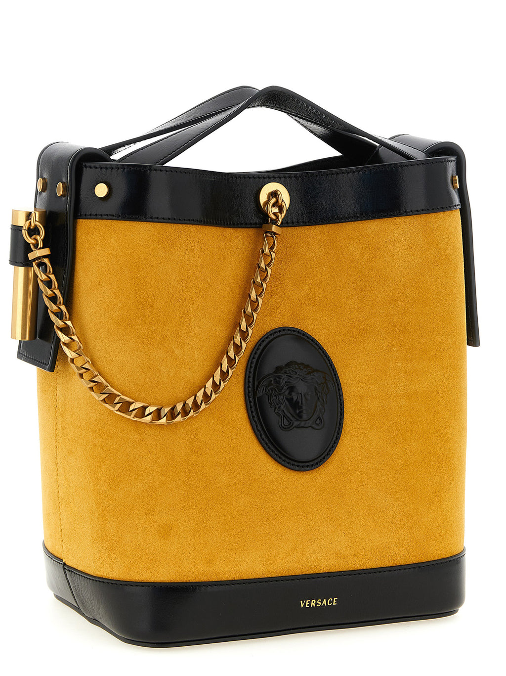 Multicolor Calfskin Shoulder Bag