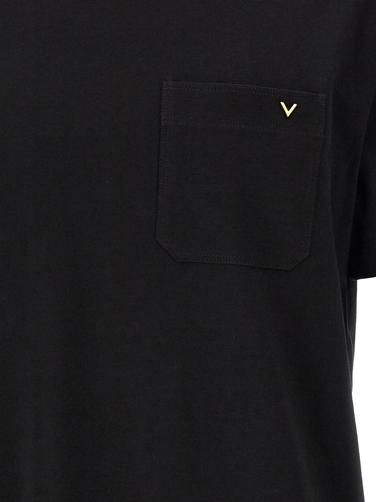Black Cotton T-Shirt