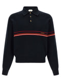Blue Cotton Polo Shirt