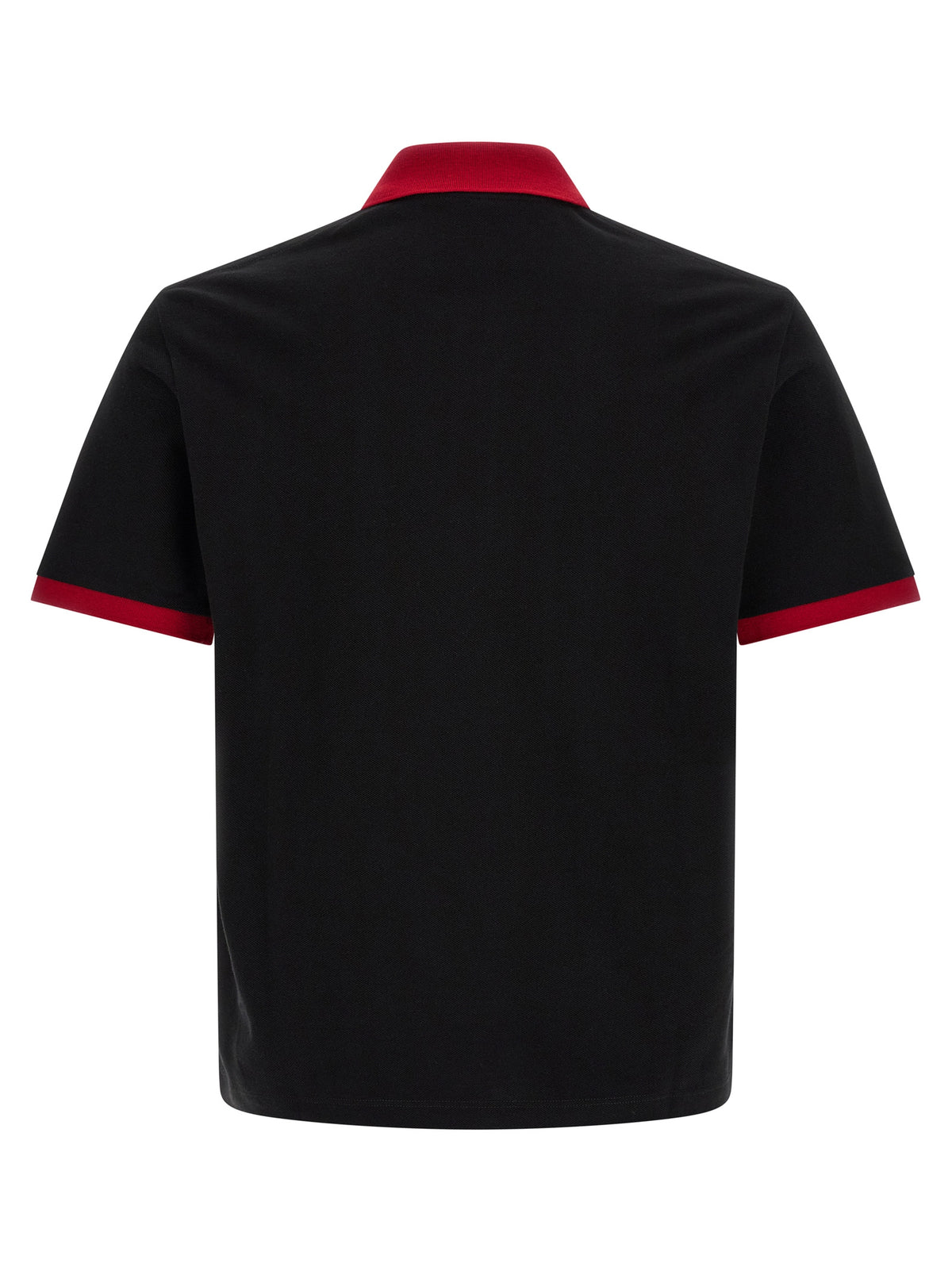 Black Cotton Polo Shirt