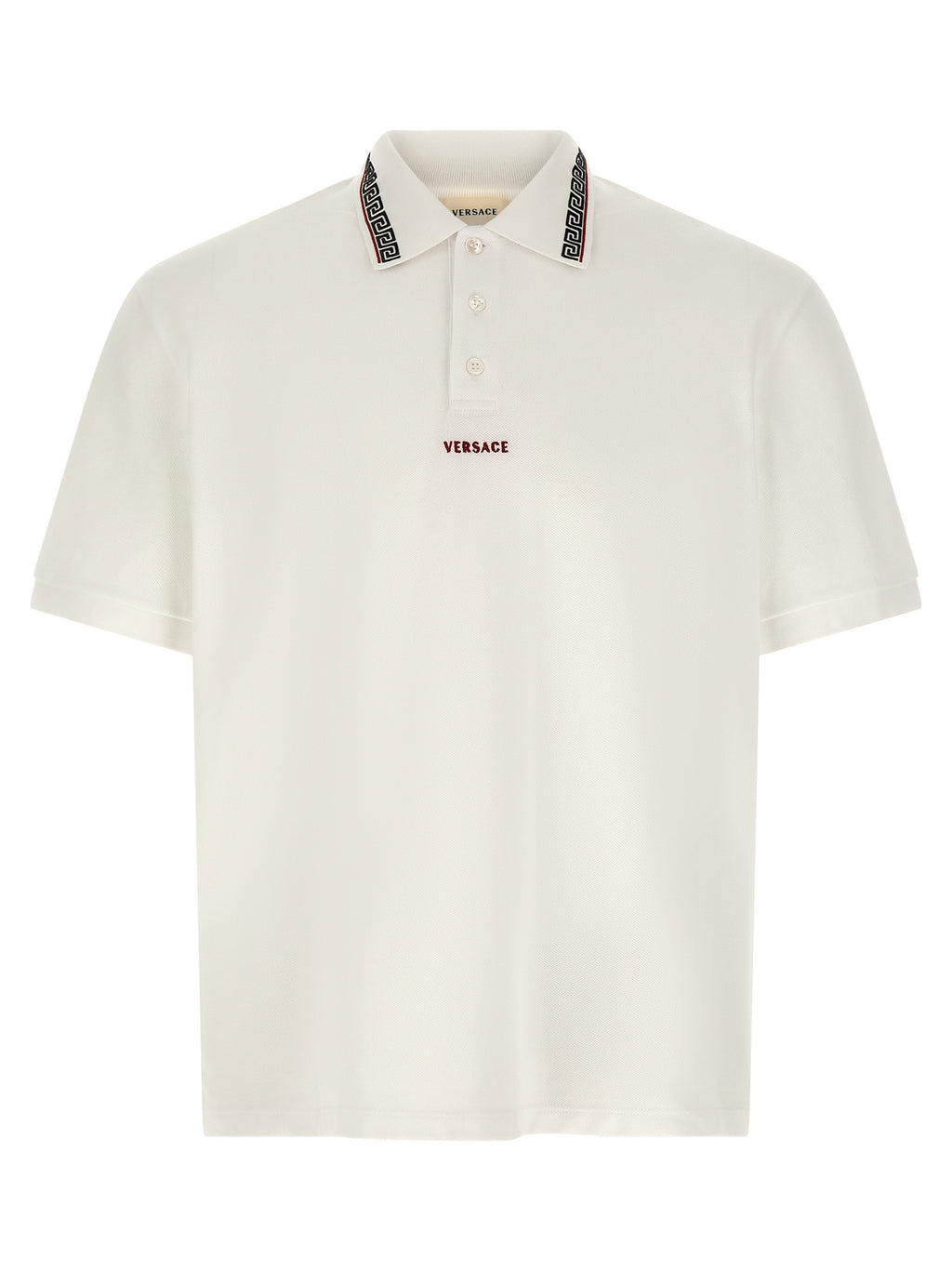 White Cotton Polo Shirt