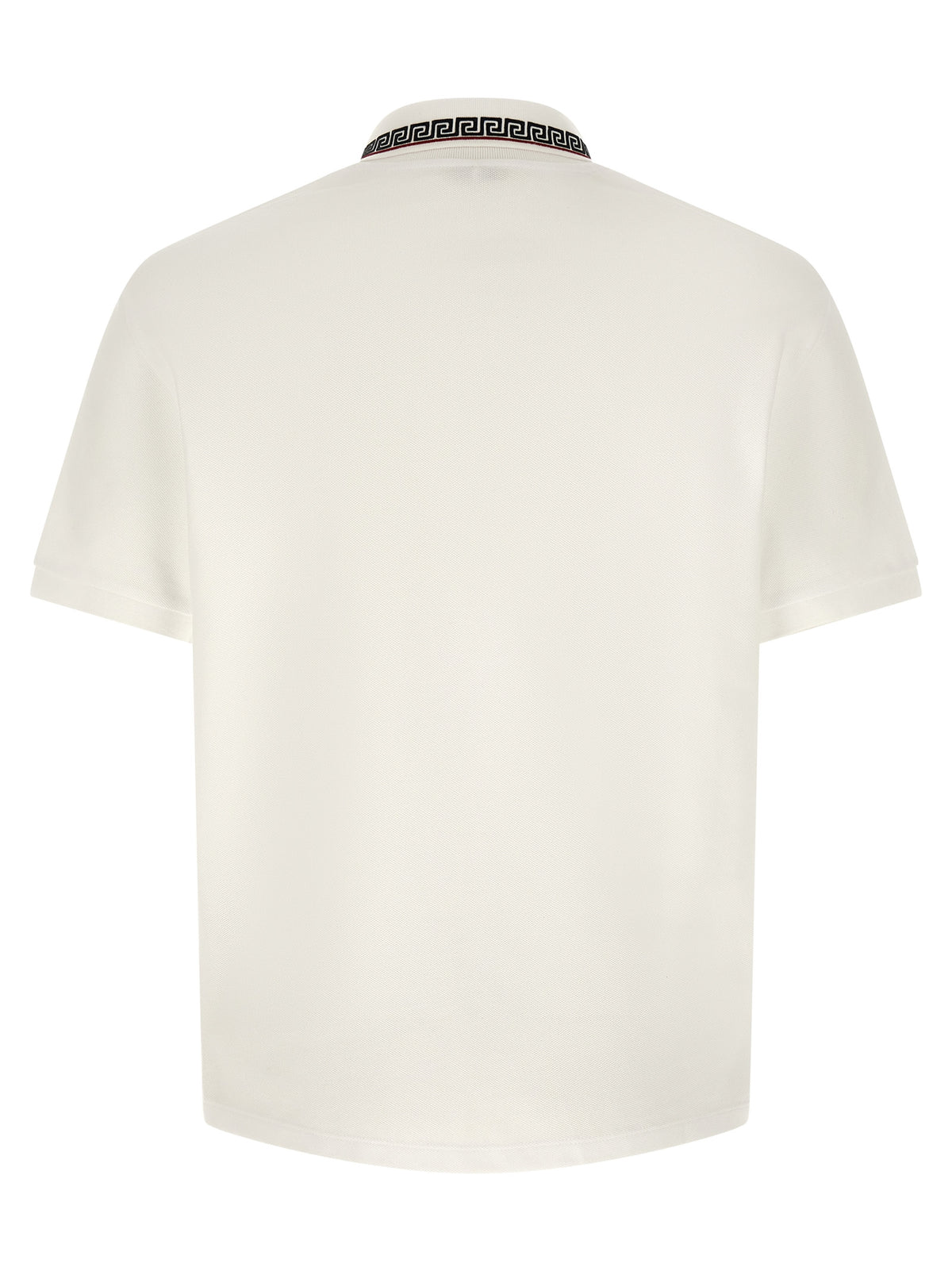 White Cotton Polo Shirt