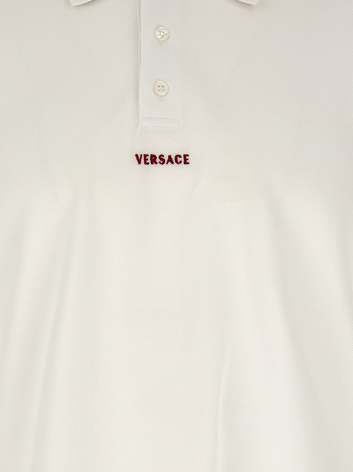 White Cotton Polo Shirt