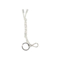 White Recycled Polyamide Keychain