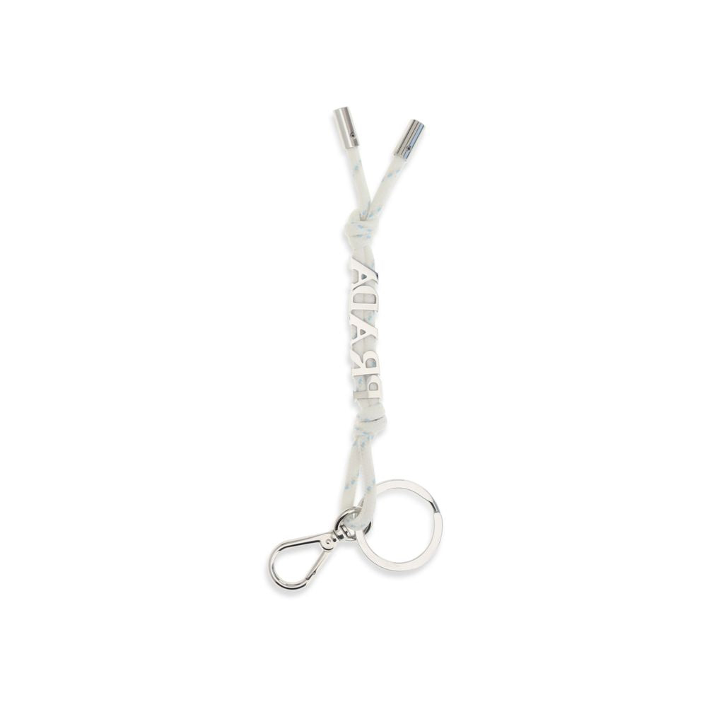White Recycled Polyamide Keychain