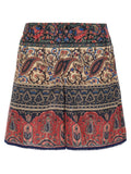 Multicolor Cotton Bermuda Shorts