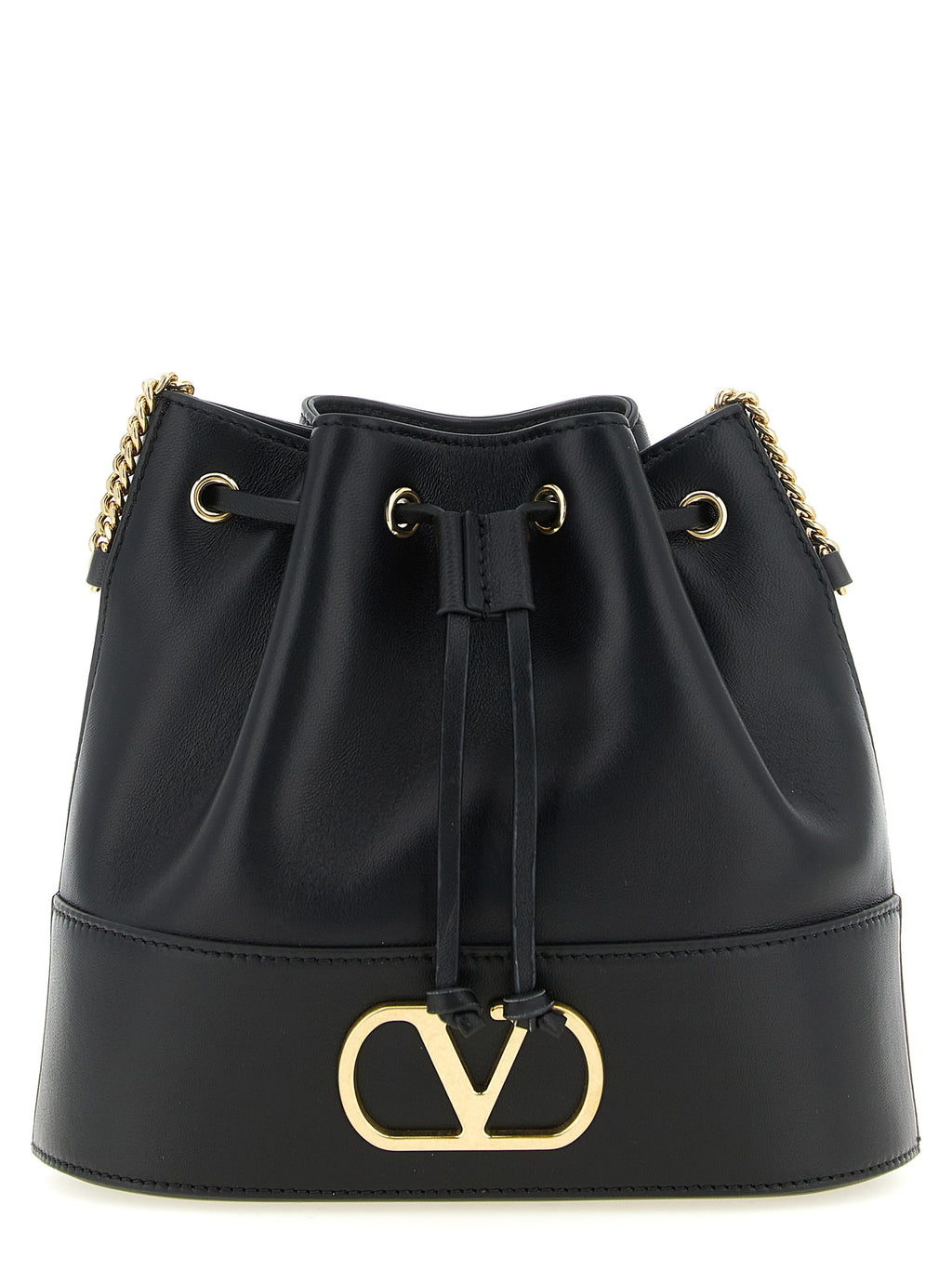 Black Lamb Leather Crossbody Bag