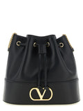 Black Lamb Leather Crossbody Bag