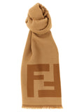 Brown Virgin Wool Foulard