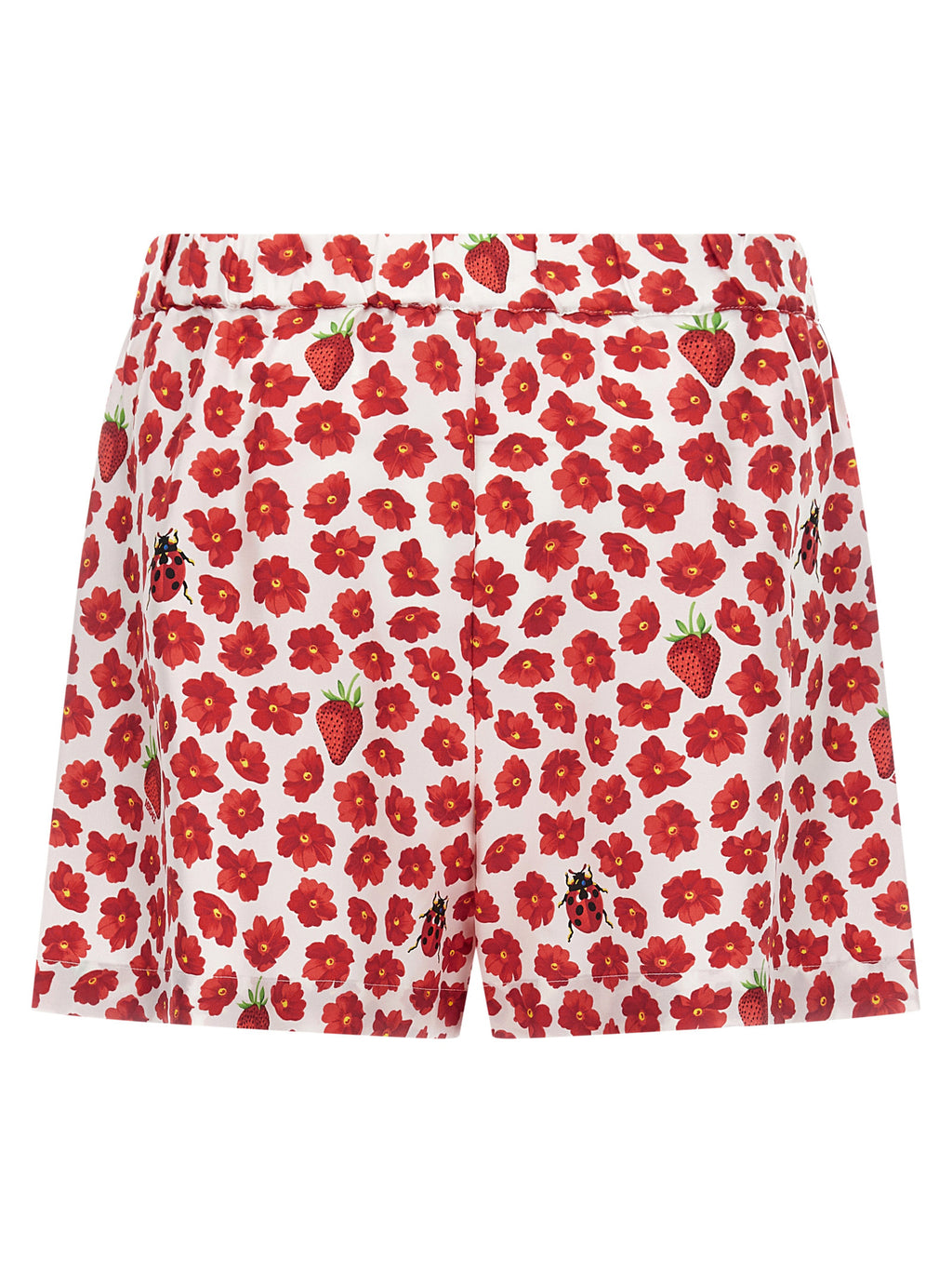 Multicolor Silk Bermuda Shorts