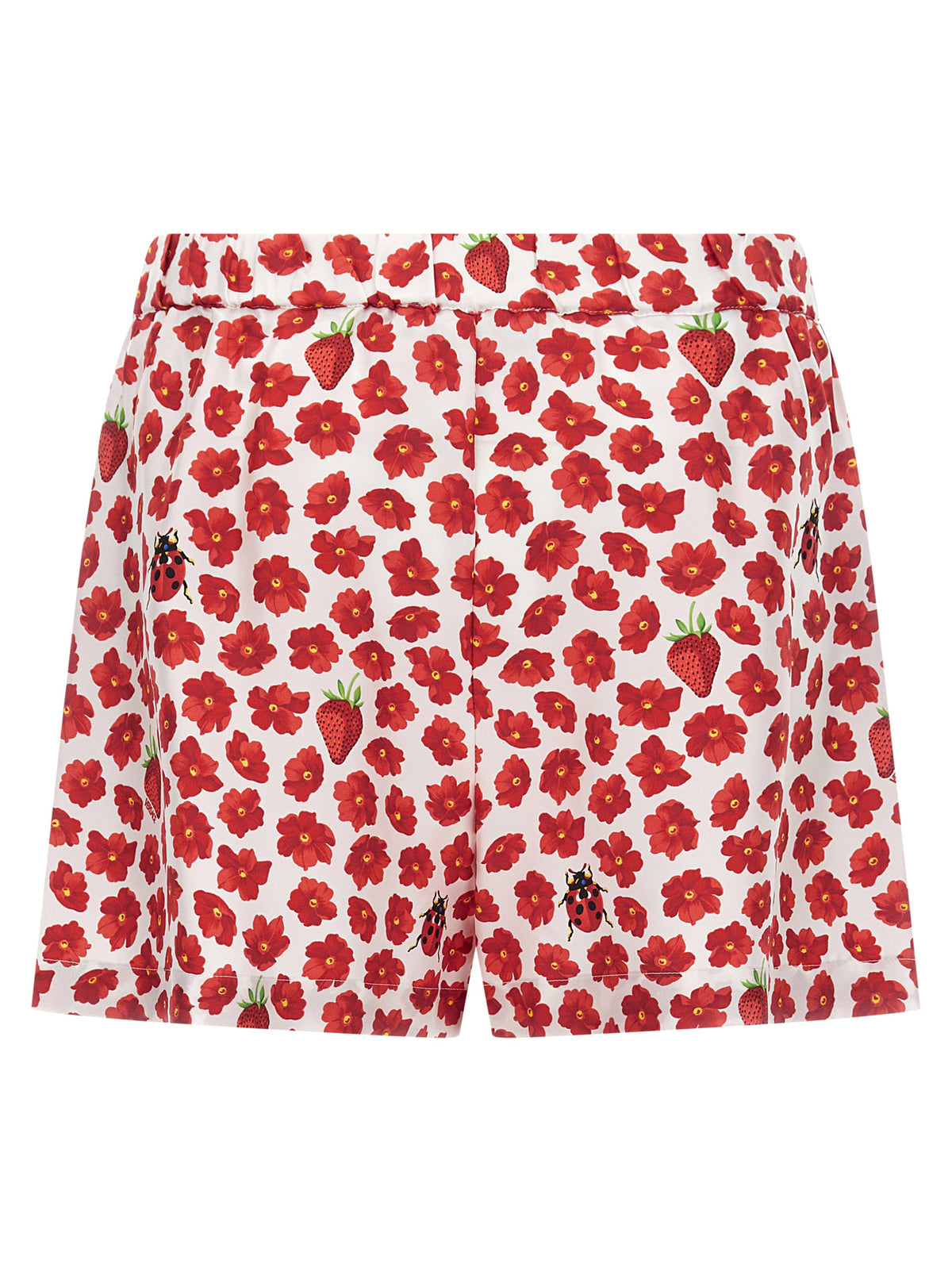 Multicolor Silk Bermuda Shorts