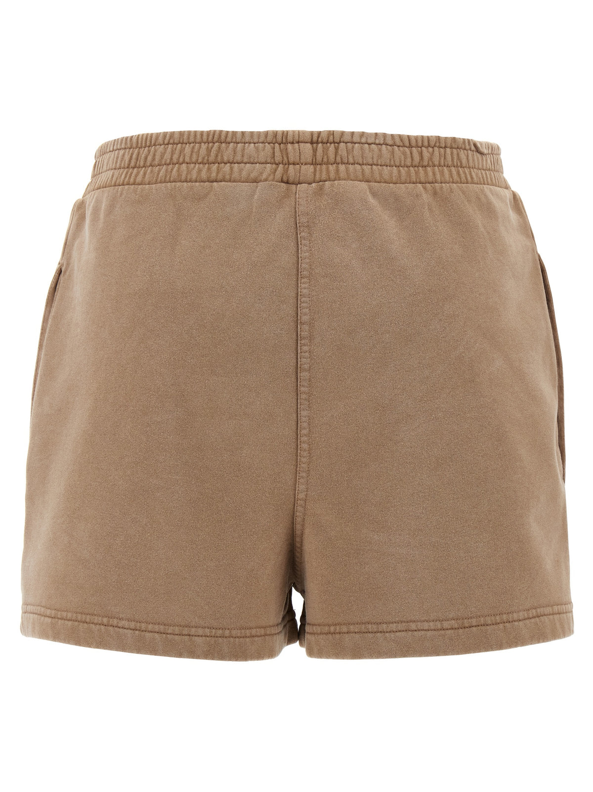 Brown Cotton Bermuda Shorts