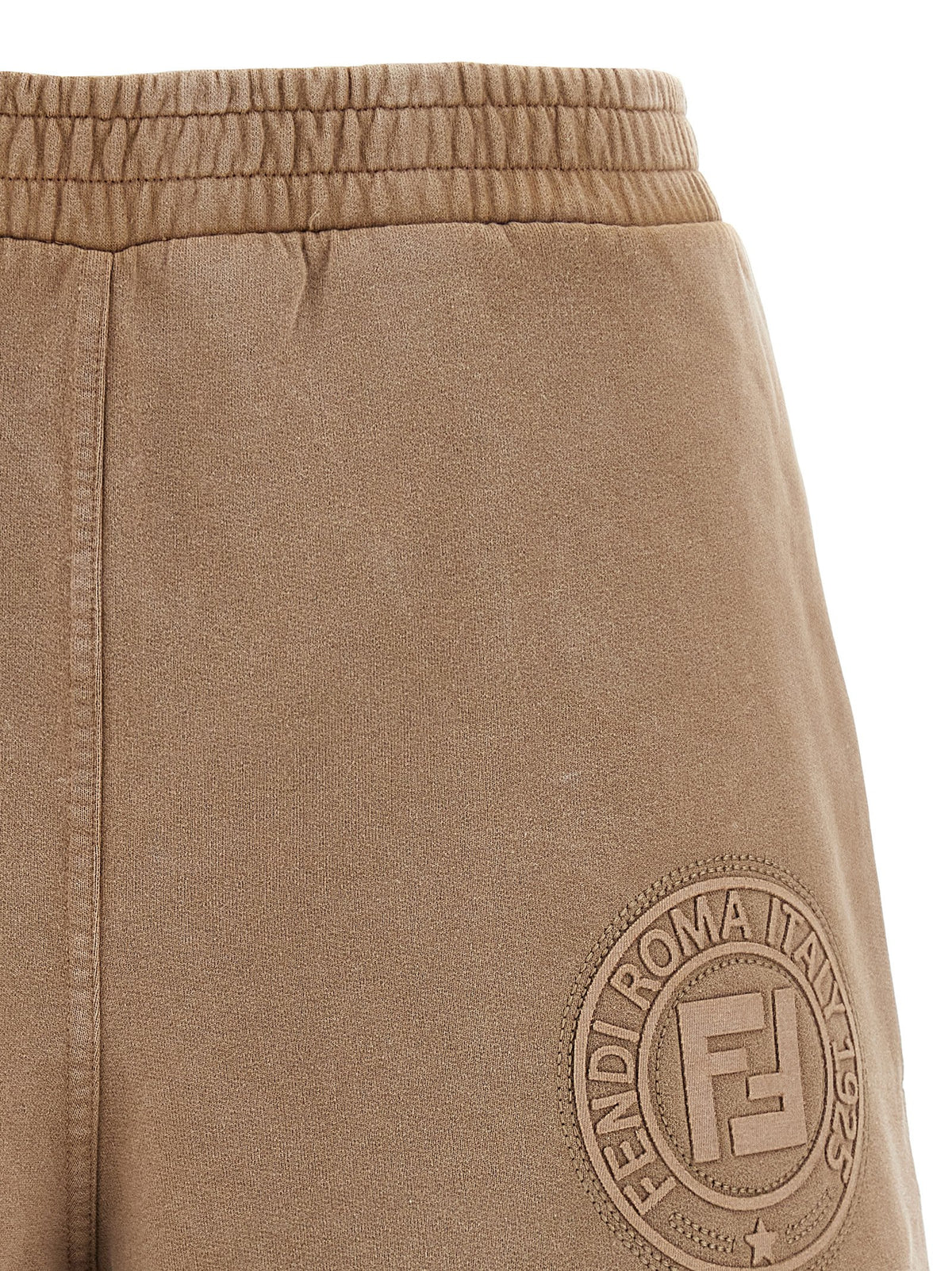 Brown Cotton Bermuda Shorts