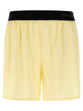 Multicolor Silk Bermuda Shorts