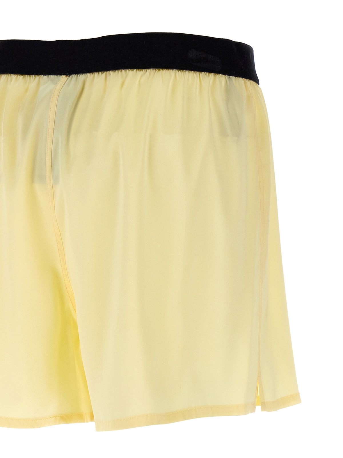 Multicolor Silk Bermuda Shorts